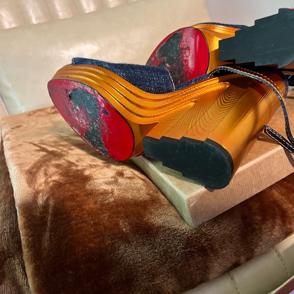 Authentic Christian Louboutin Paris - Mira Colunata wedge - Picture 7 of 7